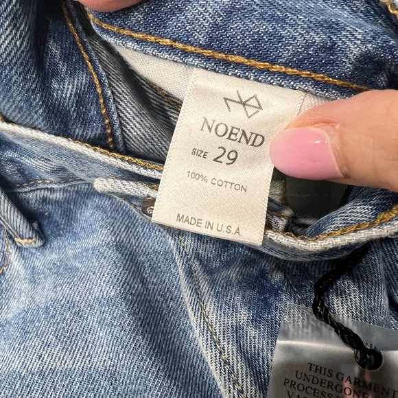 NWT NoEnd Muse Denim Shorts In Coast - Picture 5 of 9